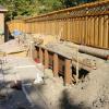 INSTALLATION OF NEW RETAINING WALL